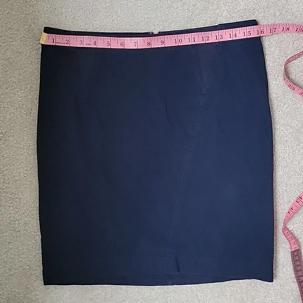 BCBGMAXAZRIA navy skirt